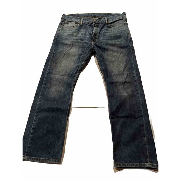 Levi’s 513 Jeans Mens 38x29 Blue Denim Outdoor Y2K Levis Travel Cotton Med Wash - Picture 1 of 10